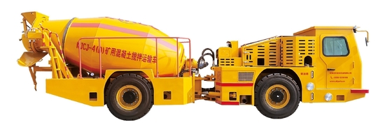 comprar 4 metros cúbicos mezclador de hormigón articulado minería camión mezclador de hormigón KJCJ-4D online manufacture