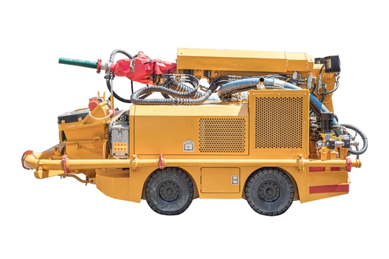 comprar UPS-ZT10(A) Máquina subterránea de hormigón de tiro Máquina de rociado de hormigón húmedo con cabina del motor Yunnei online manufacture