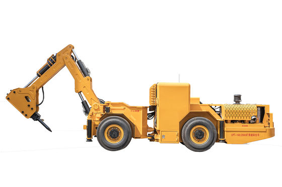 Minería de alta eficiencia en el subsuelo de rompehielos móviles 13500kg UPT-140/2000