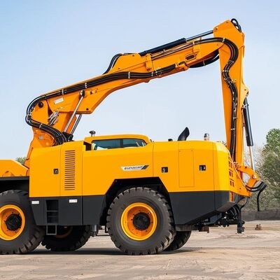 Máquina subterránea de hormigón con máxima distancia de rociado 30 metros 15 KW motor y 20 metros cúbicos / h de productividad